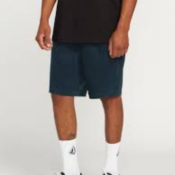 NWT Volcom Frickin Mix Elastic Waist Shorts Curduroy L - Picture 3 of 14